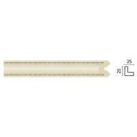 Угол Decor Dizayn C1025-937 Полистирол 2400*25*25 мм